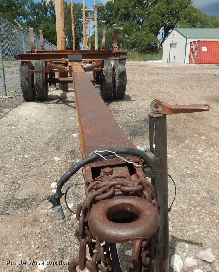 image for item DG5992 1978 Eagle H pole trailer