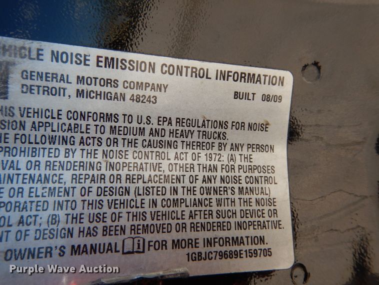 image for item DG6827 2009 Chevrolet Silverado 3500  Ext. Cab flatbed pickup truck