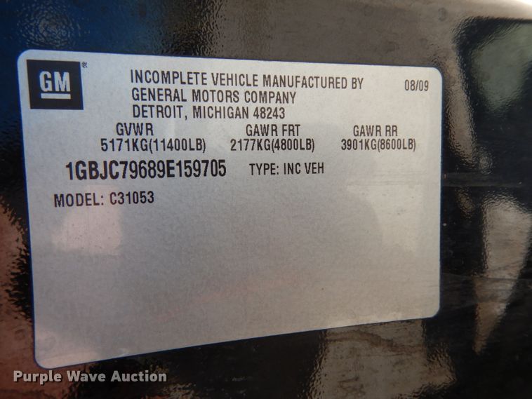 image for item DG6827 2009 Chevrolet Silverado 3500  Ext. Cab flatbed pickup truck