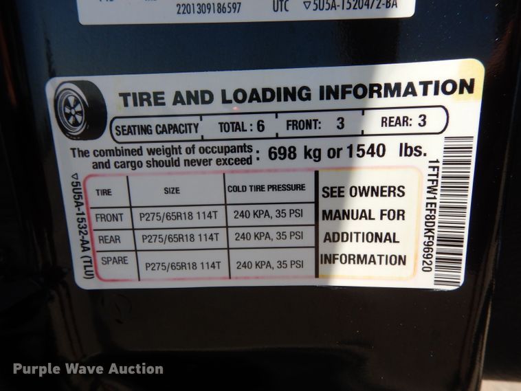 image for item DG6852 2013 Ford F150  SuperCrew pickup truck