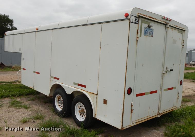 image for item DG7938 2001 WW enclosed cargo trailer
