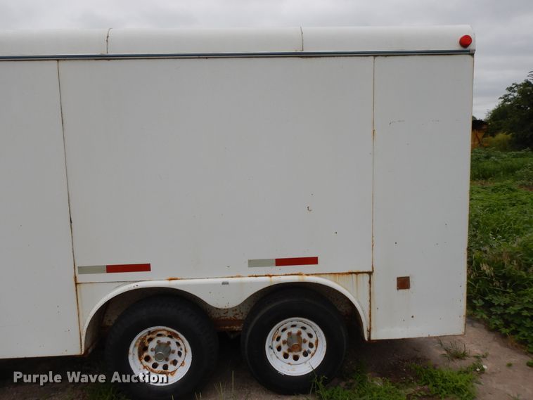 image for item DG7938 2001 WW enclosed cargo trailer