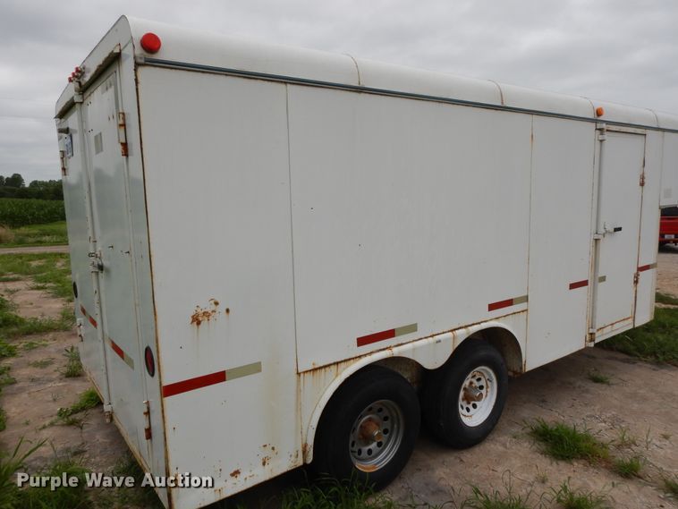 image for item DG7938 2001 WW enclosed cargo trailer