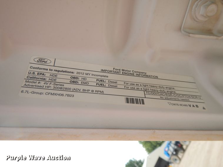 image for item DG7958 2012 Ford F450 Super Duty  flatbed truck