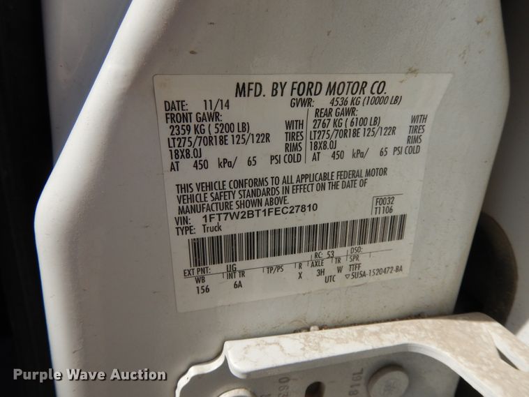 image for item DG7966 2015 Ford F250 Super Duty Lariat  Crew Cab pickup truck