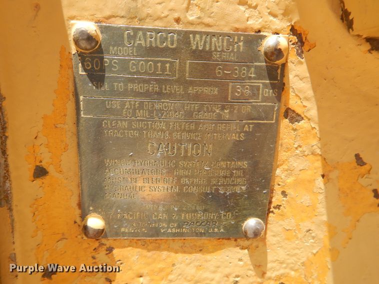 image for item DG8660 Carco 60PS G0011 winch