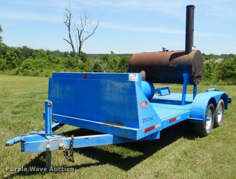 image for item DG8663 Shop built smoker trailer