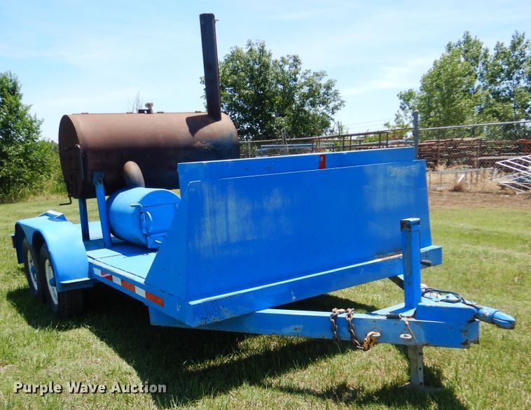 image for item DG8663 Shop built smoker trailer