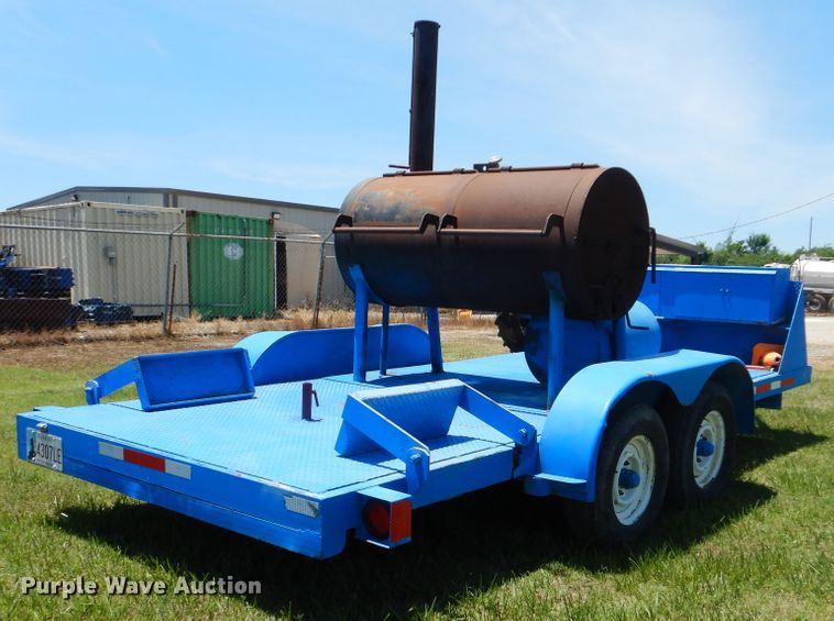 image for item DG8663 Shop built smoker trailer