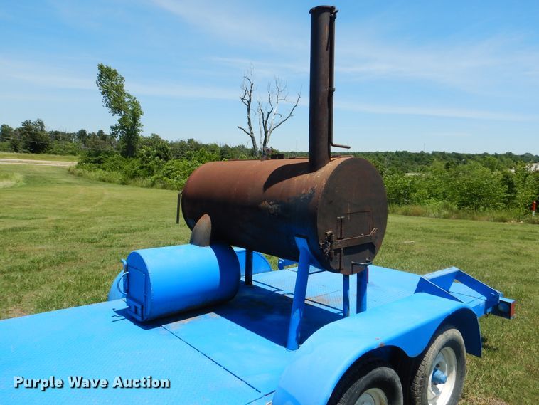 image for item DG8663 Shop built smoker trailer