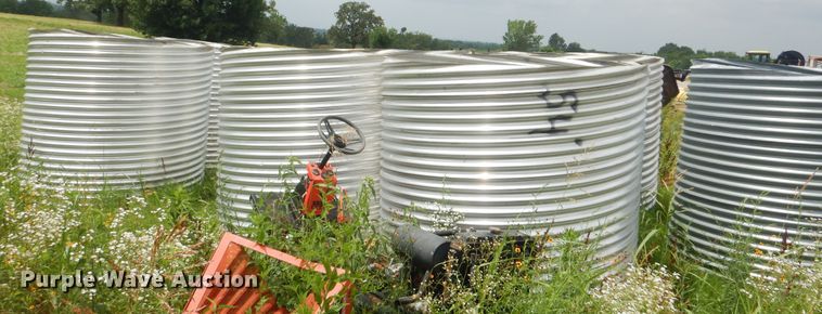 image for item DG8700 (6) corrugated tin horn culvert pipes