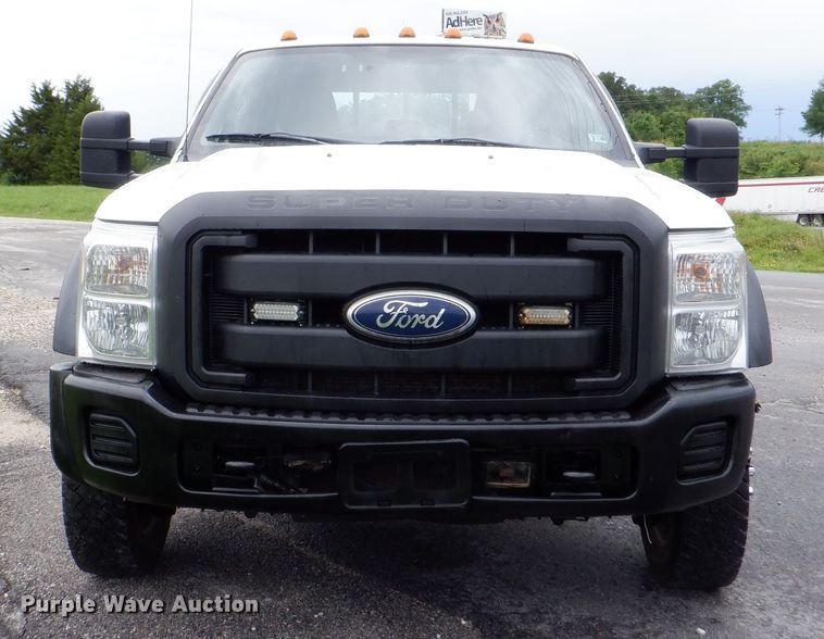 image for item DH1061 2011 Ford F450 Super Duty XL  Crew Cab utility bed truck