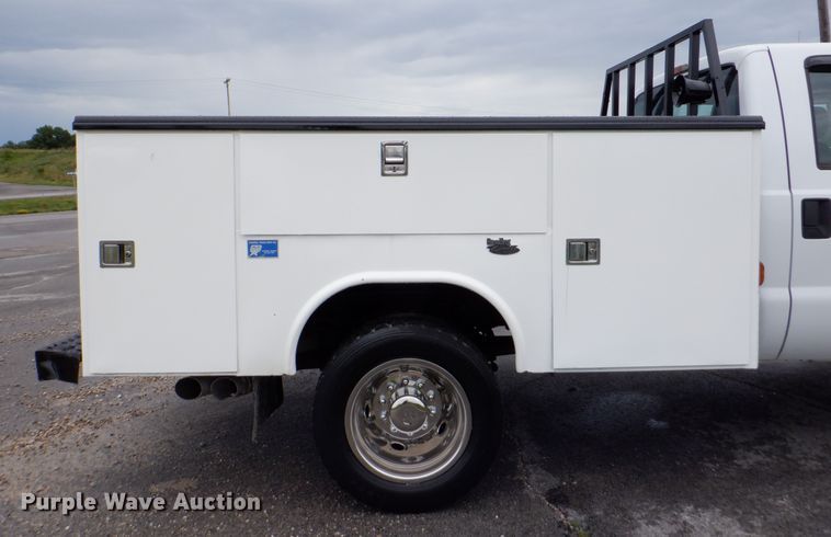 image for item DH1061 2011 Ford F450 Super Duty XL  Crew Cab utility bed truck