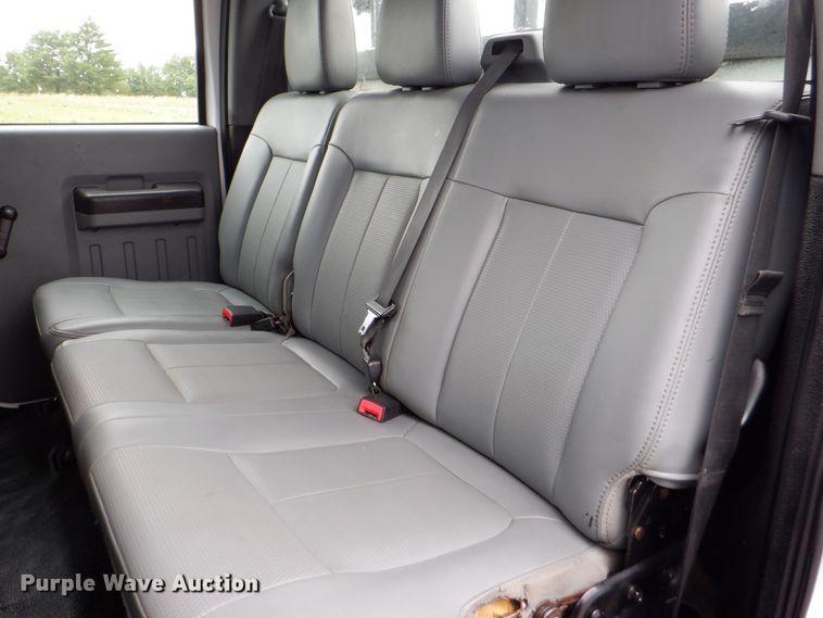 image for item DH1061 2011 Ford F450 Super Duty XL  Crew Cab utility bed truck