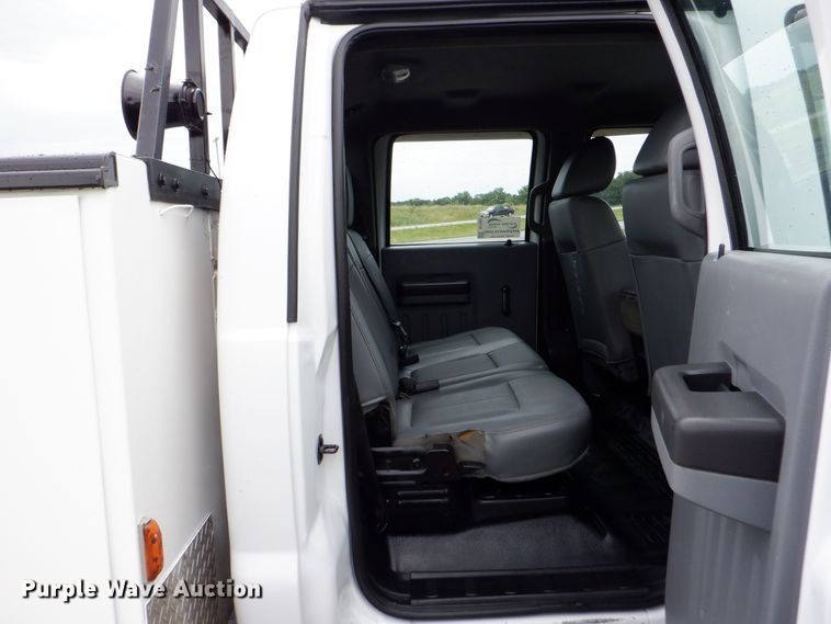 image for item DH1061 2011 Ford F450 Super Duty XL  Crew Cab utility bed truck