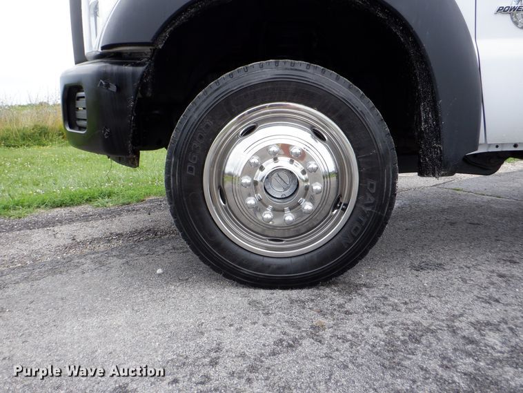 image for item DH1061 2011 Ford F450 Super Duty XL  Crew Cab utility bed truck