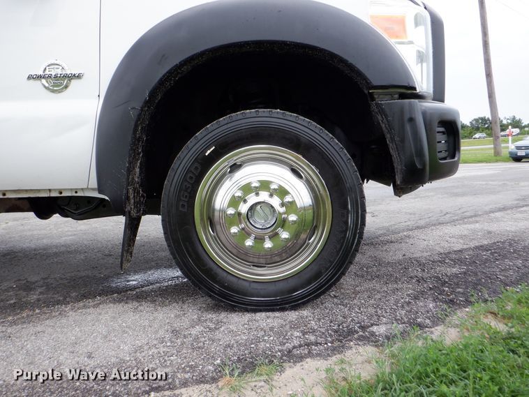 image for item DH1061 2011 Ford F450 Super Duty XL  Crew Cab utility bed truck