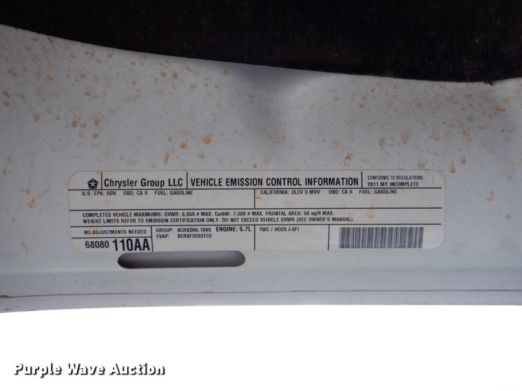 image for item DH1068 2011 Dodge Ram 2500HD  utility bed pickup truck