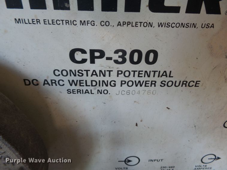 image for item DH3803 Miller CP300 welder
