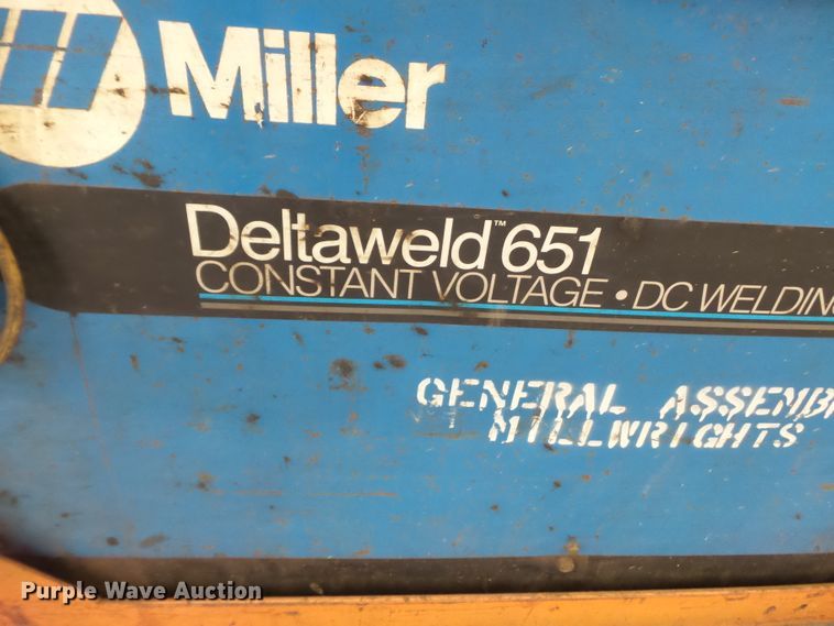 image for item DH3804 Miller Deltaweld 651 welder