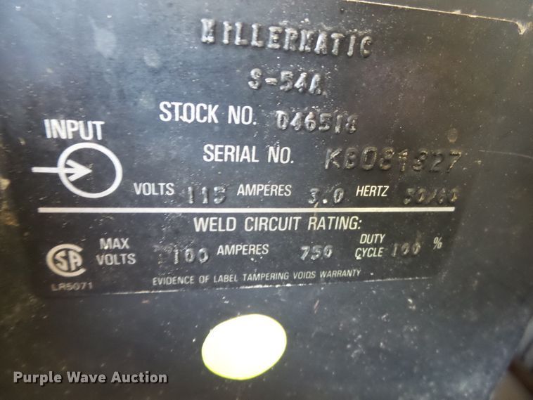 image for item DH3804 Miller Deltaweld 651 welder