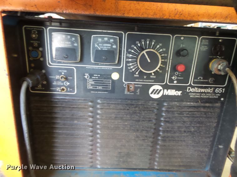 image for item DH3804 Miller Deltaweld 651 welder