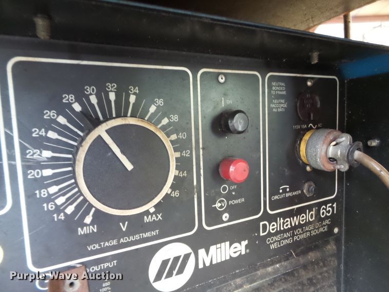 image for item DH3804 Miller Deltaweld 651 welder