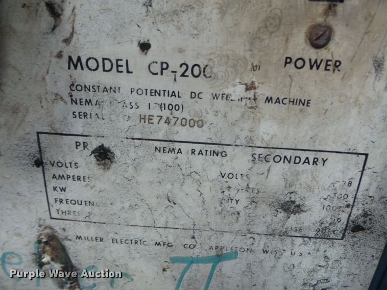 image for item DH3805 Miller CP300 welder