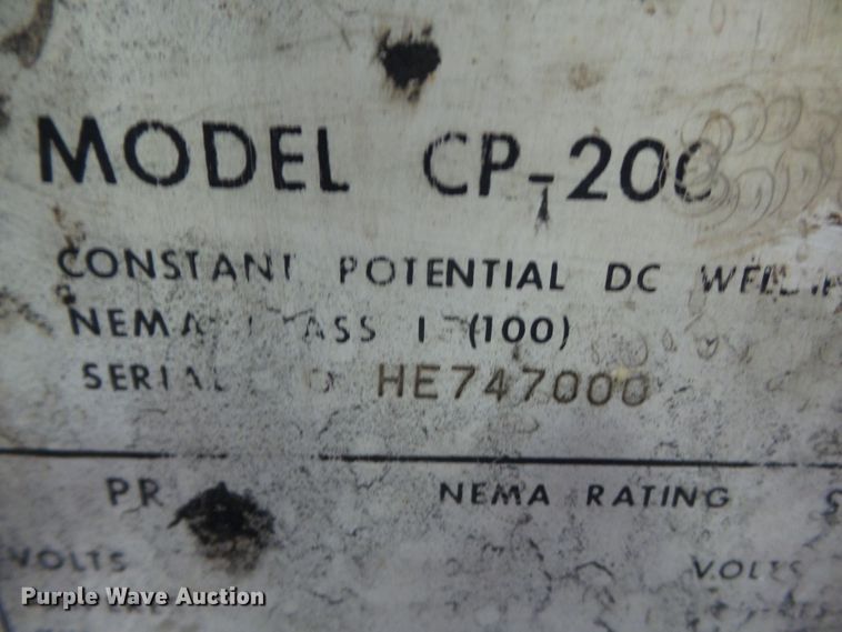 image for item DH3805 Miller CP300 welder