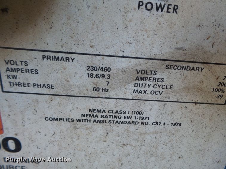 image for item DH3806 Miller CP300 welder