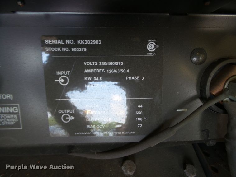 image for item DH3807 Miller Dimension 652 welder