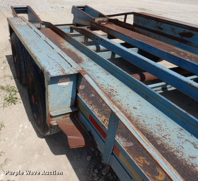 image for item DH5365 1998 Belshe T-18 utility trailer