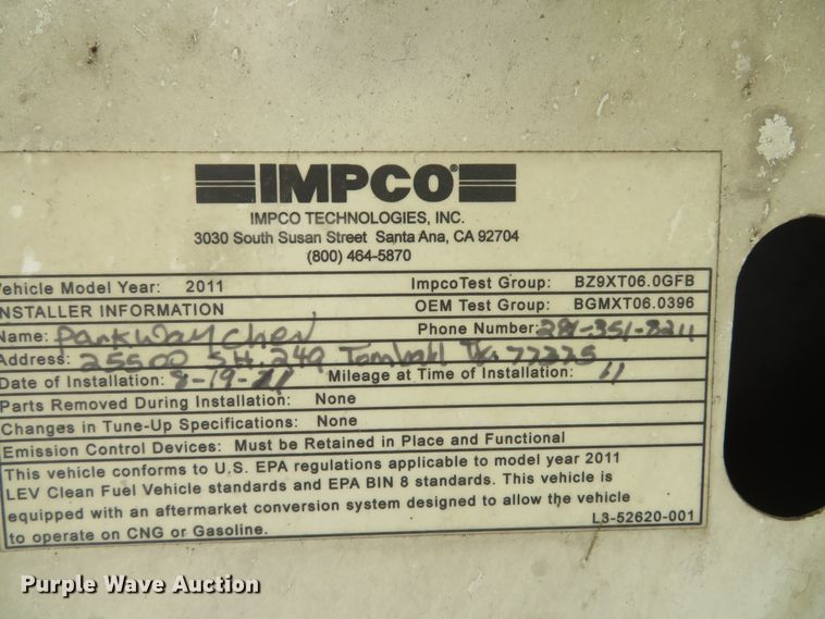 image for item DI2183 2011 Chevrolet Silverado 2500HD  utility bed pickup truck