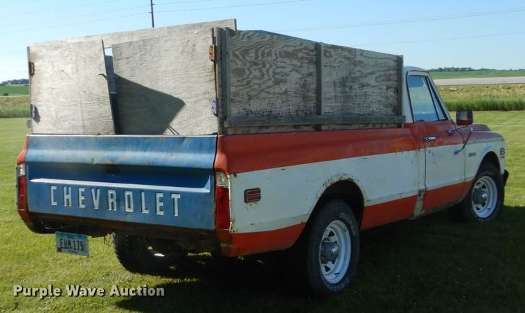 image for item GA9114 1972 Chevrolet C20  dump bed pickup truck