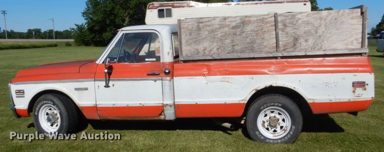 image for item GA9114 1972 Chevrolet C20  dump bed pickup truck