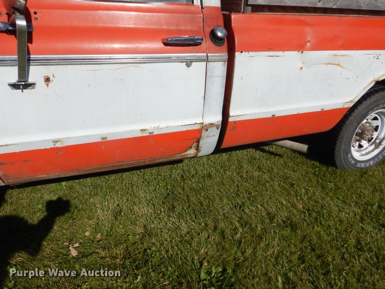 image for item GA9114 1972 Chevrolet C20  dump bed pickup truck