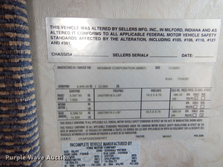 image for item GM9071 2002 Newmar Dutch Star  RV