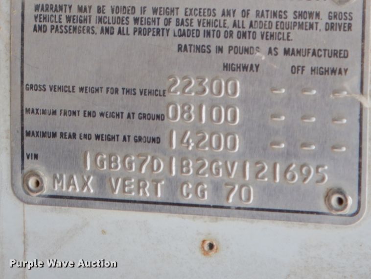 image for item GN9450 1986 Chevrolet 70  fuel truck