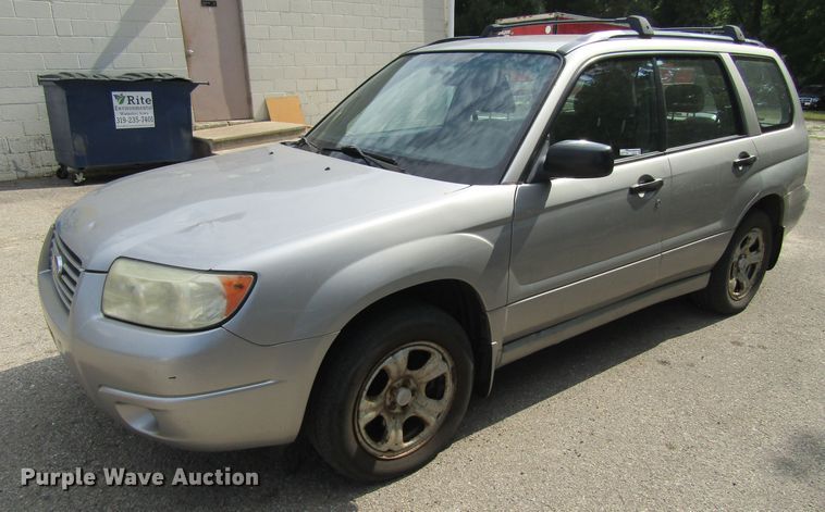 image for item GQ9036 2007 Subaru Forester 2.5X  SUV