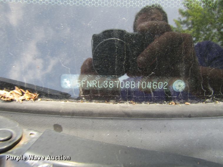 image for item GQ9038 2008 Honda Odyssey  van