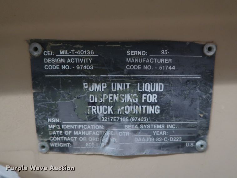 image for item GS9785 Beta Systems fuel pump assembly