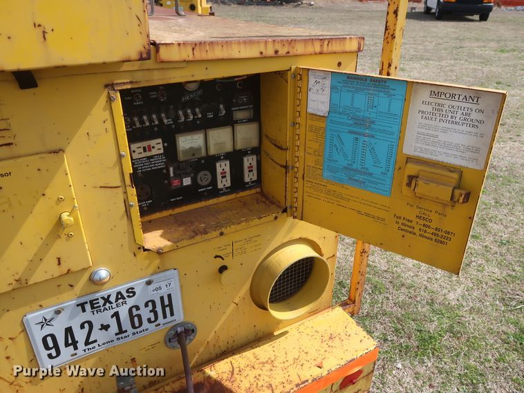 image for item GS9795 1988 Hesco 150010  generator