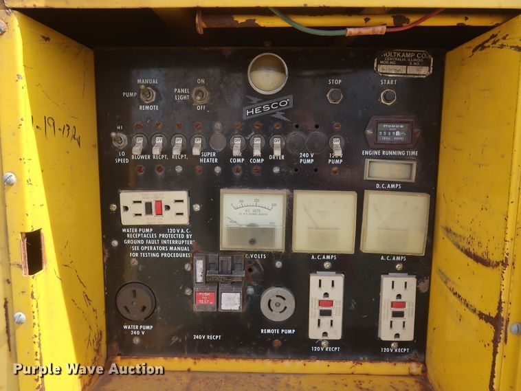 image for item GS9795 1988 Hesco 150010  generator