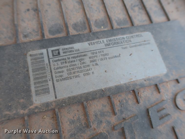 image for item GS9998 2012 Chevrolet Express 2500  van