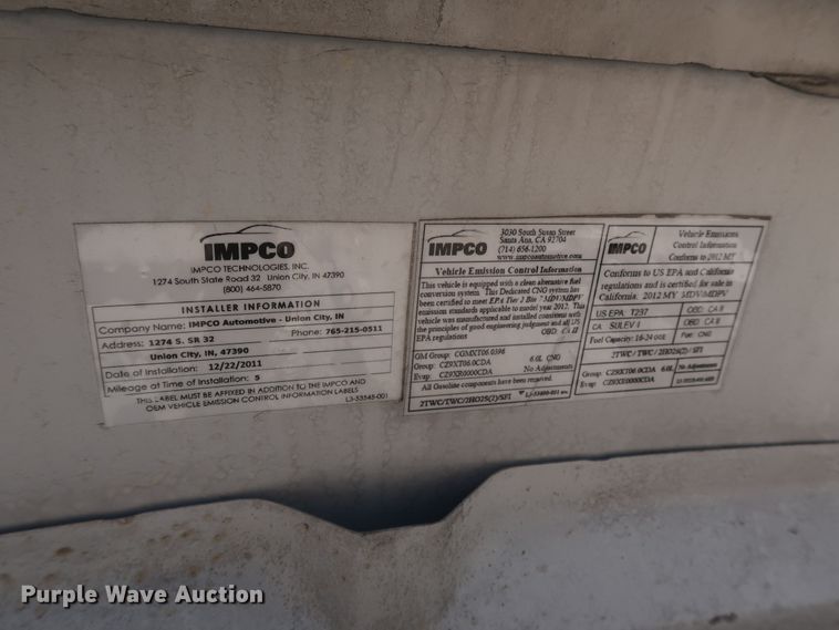 image for item GS9999 2012 Chevrolet Express 2500  van