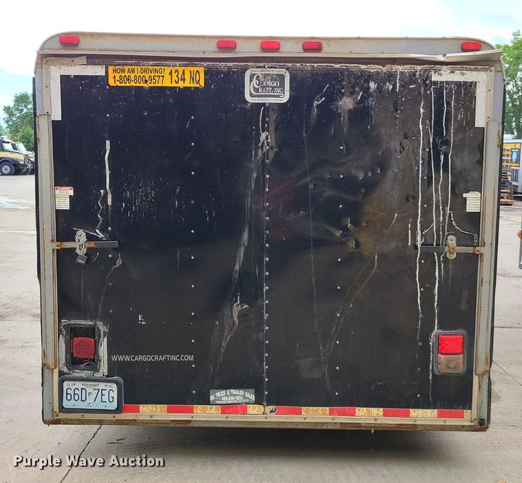 image for item GT9128 2010 Cargo Craft enclosed cargo trailer