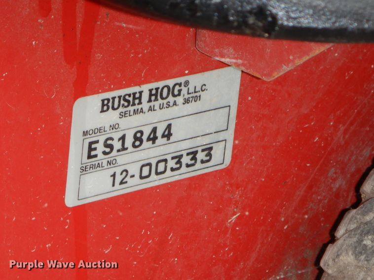 image for item GT9335 Bush Hog ES1844 ZTR lawn mower