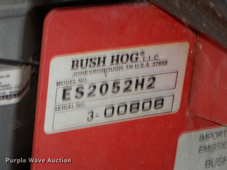 image for item GT9337 Bush Hog ES2052H2 ZTR lawn mower