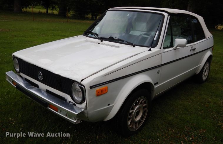 image for item GT9341 1987 Volkswagen Cabriolet convertible