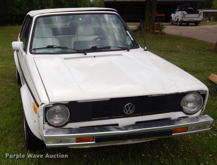 image for item GT9341 1987 Volkswagen Cabriolet convertible